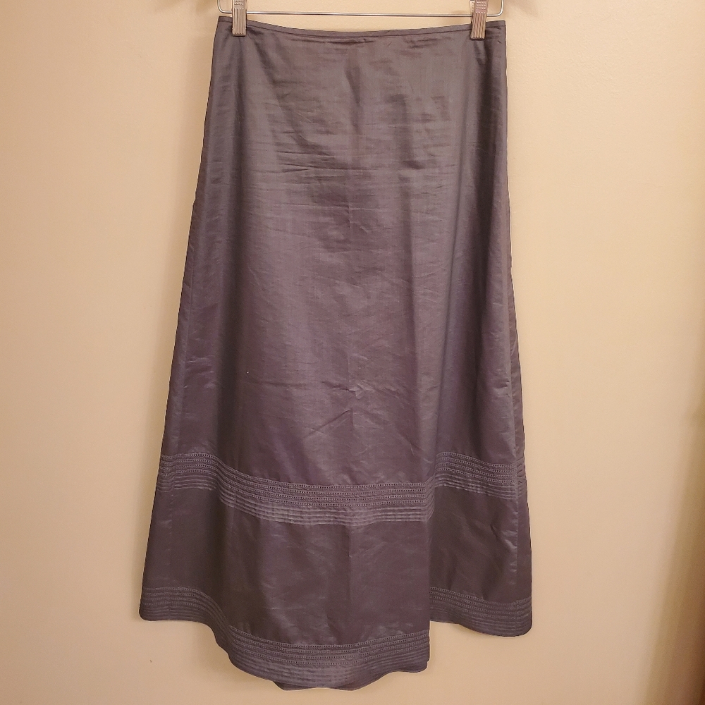 J.CREW Gray Maxi Skirt SIZE 2